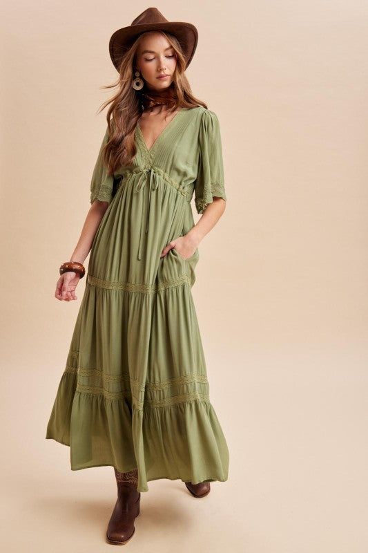 Free Fallin' Maxi Dress