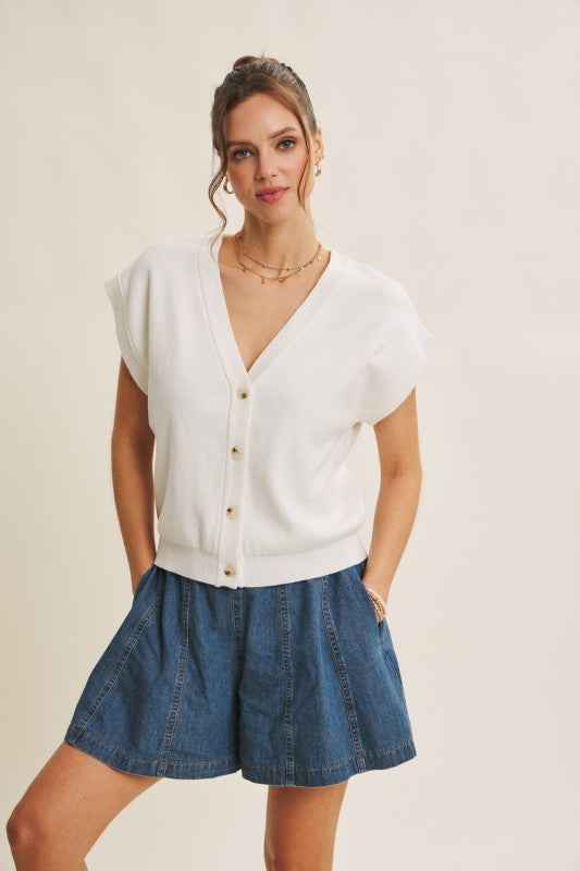 Blooming With Grace Sweater Vest