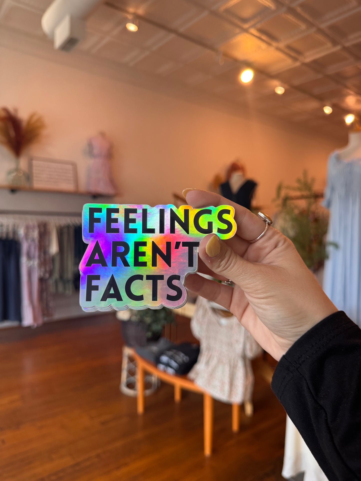 Feelings Aren't Facts Sticker