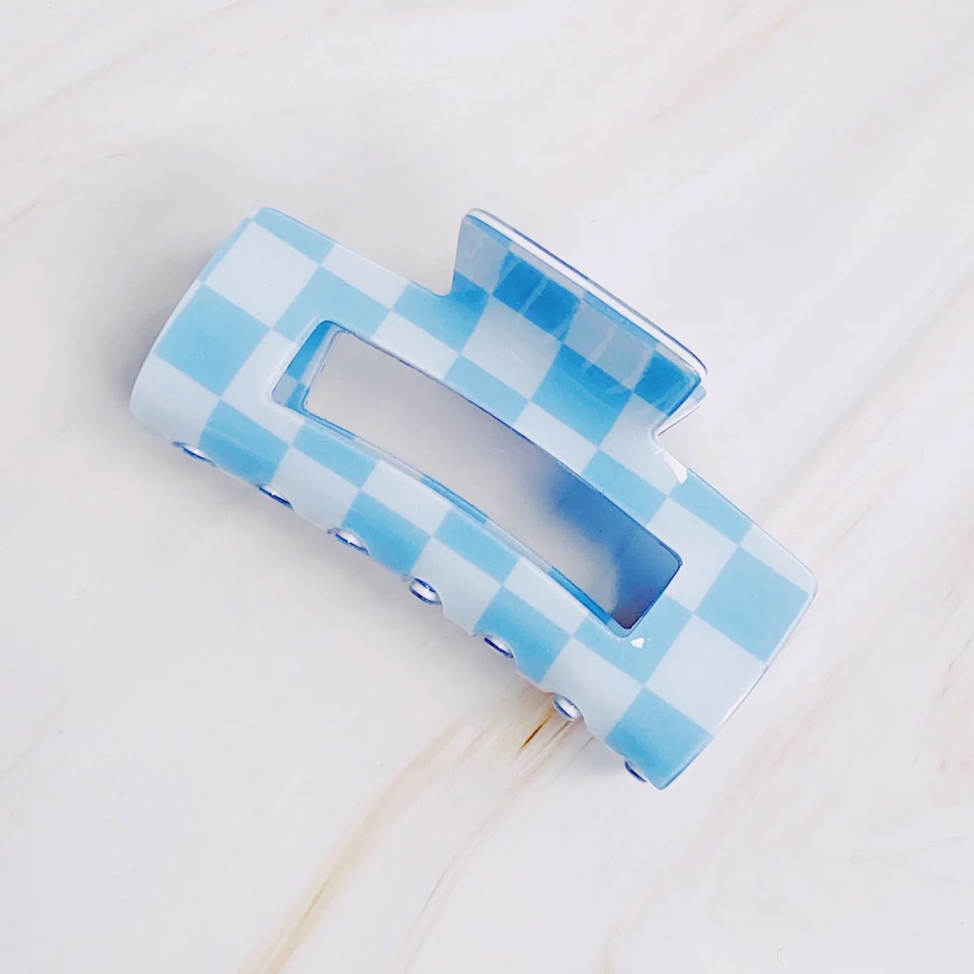 Checker Lovers Claw Clip - 3 COLORS - The Dragonfly Boutique