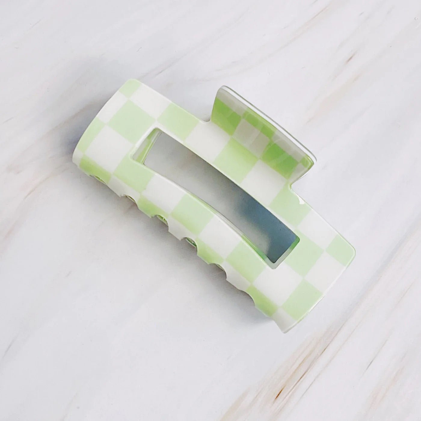 Checker Lovers Claw Clip - 3 COLORS - The Dragonfly Boutique