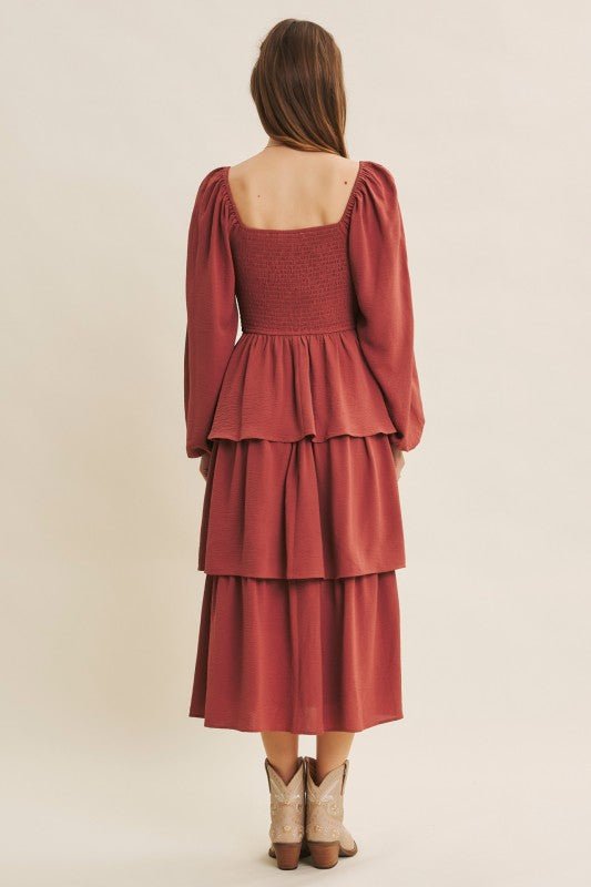 Cranberry Dress - The Dragonfly Boutique
