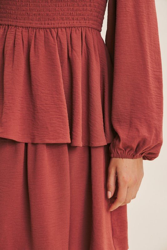 Cranberry Dress - The Dragonfly Boutique