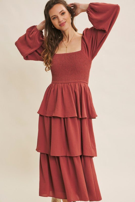 Cranberry Dress - The Dragonfly Boutique