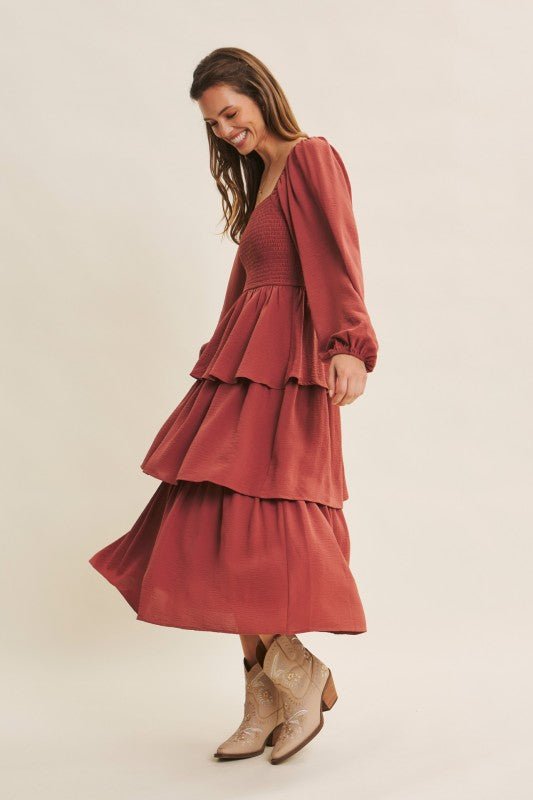 Cranberry Dress - The Dragonfly Boutique