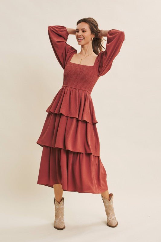 Cranberry Dress - The Dragonfly Boutique