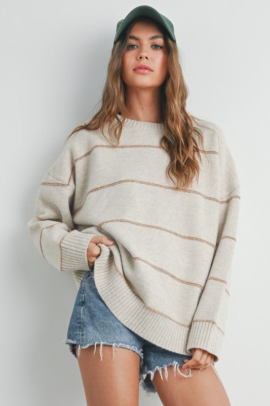 Crème Brûlée Sweater - The Dragonfly Boutique
