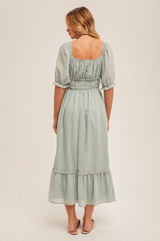 Enjoy the View Midi Dress - The Dragonfly Boutique