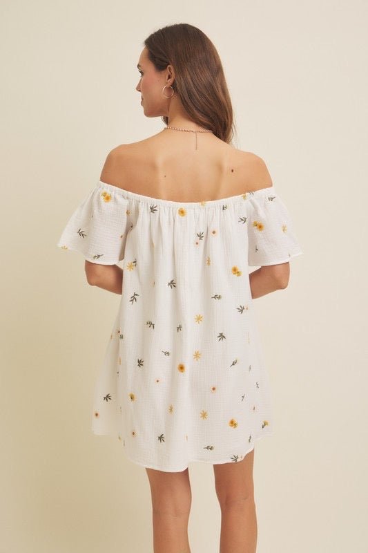 Flower Field Dress - The Dragonfly Boutique
