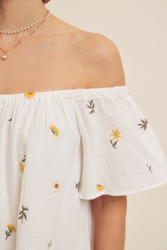 Flower Field Dress - The Dragonfly Boutique