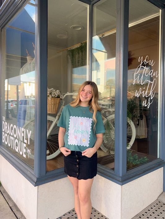 He Is Risen Tee - The Dragonfly Boutique