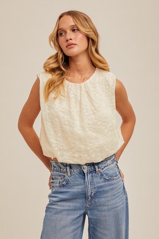 On the Boardwalk Bubble Top - The Dragonfly Boutique