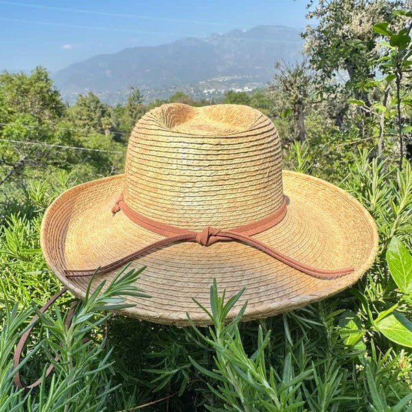 Palm Leaf Western Hat - The Dragonfly Boutique