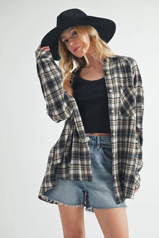 Pumpkin Patch Flannel - The Dragonfly Boutique