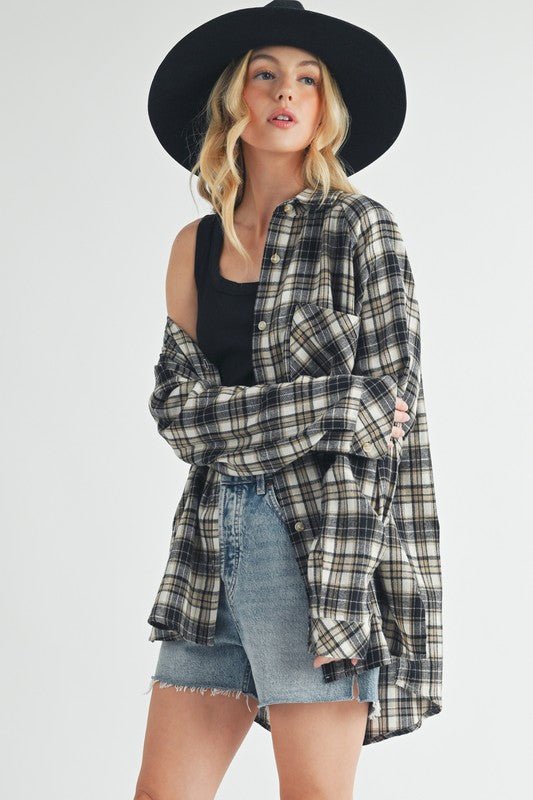 Pumpkin Patch Flannel - The Dragonfly Boutique