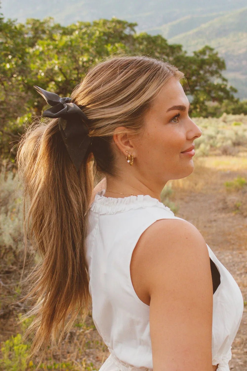 Sheer Bow Banana Clip - 2 Colors - The Dragonfly Boutique