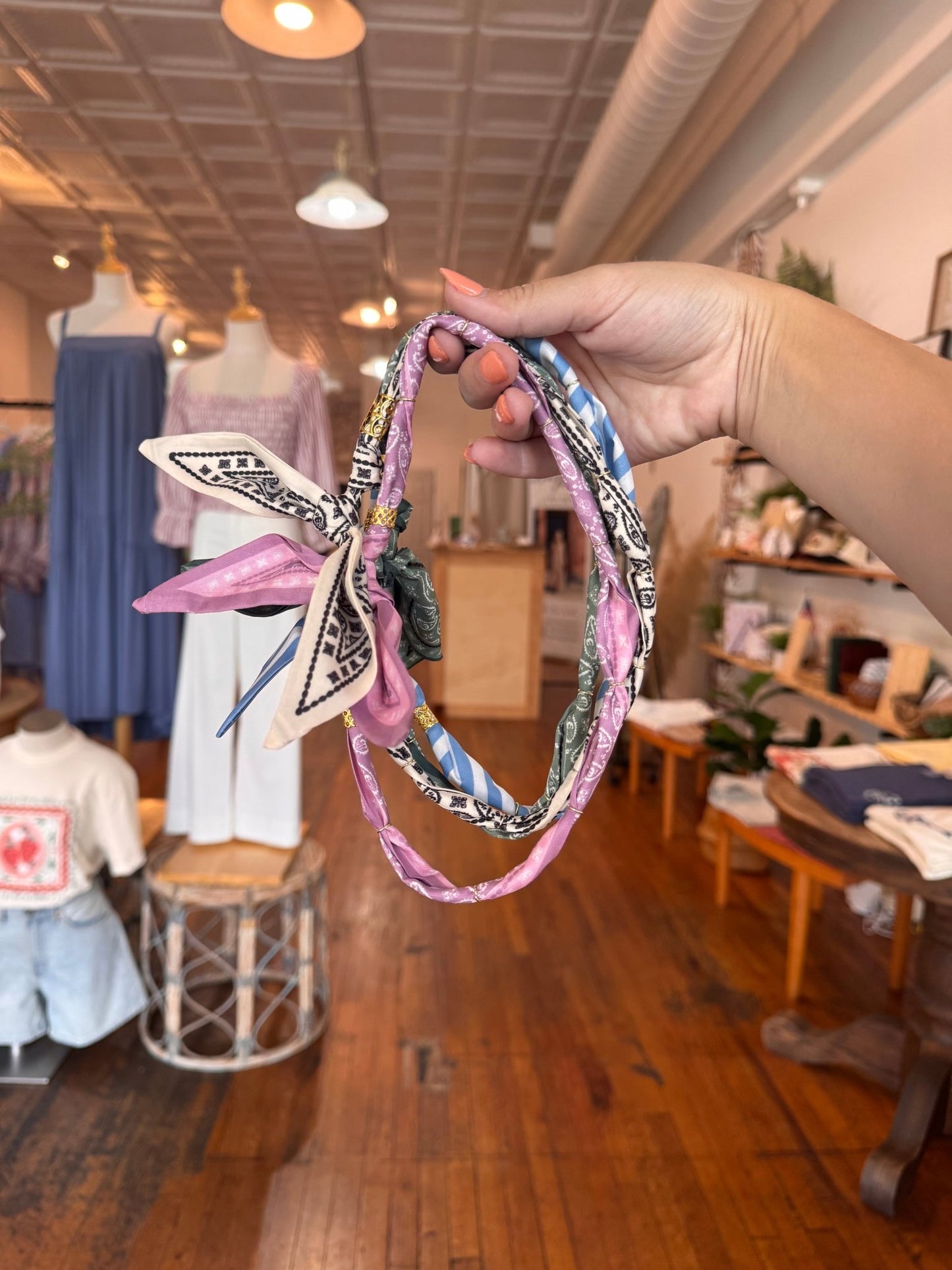 Silk Scarf Charm Necklace (Charms Sold Separately) - The Dragonfly Boutique
