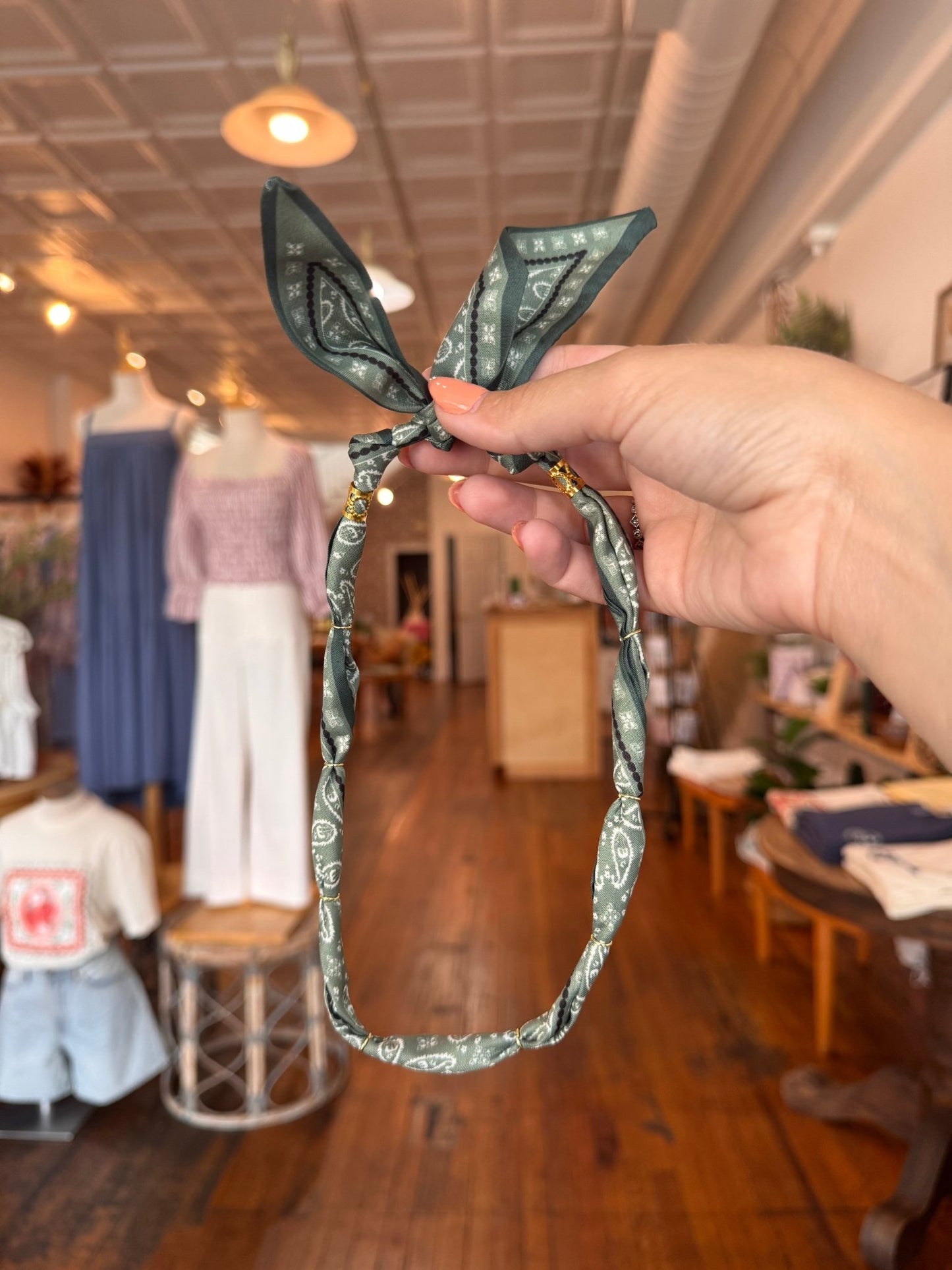 Silk Scarf Charm Necklace (Charms Sold Separately) - The Dragonfly Boutique