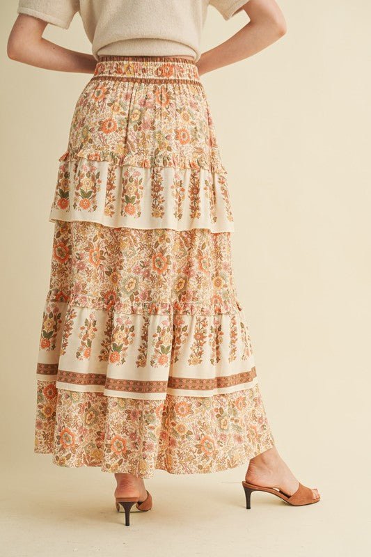 The Autumn Midi Skirt - The Dragonfly Boutique
