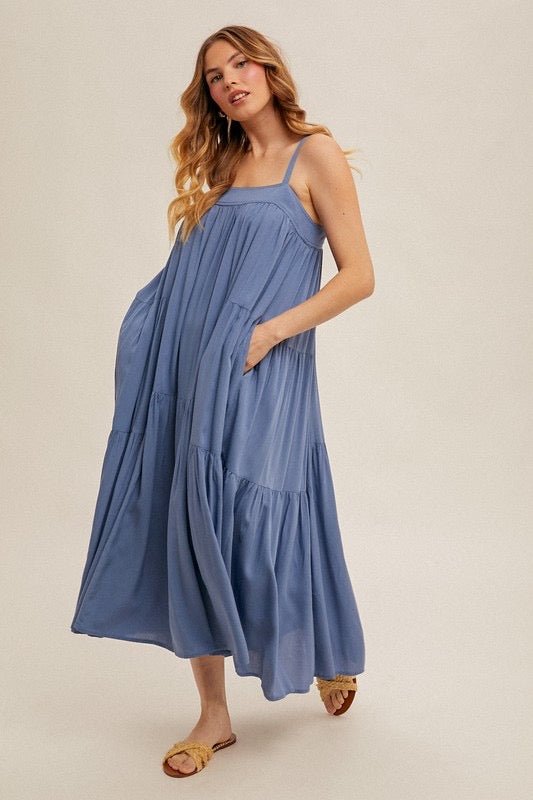 The Jackie Maxi Dress - The Dragonfly Boutique