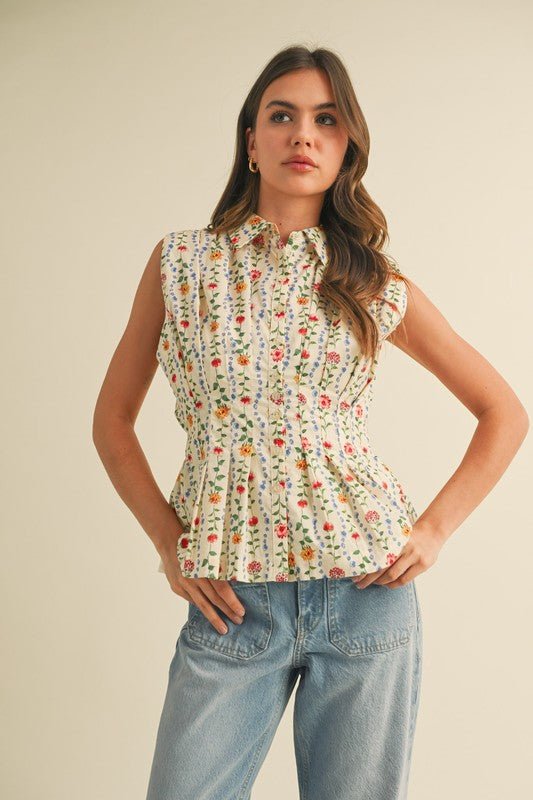 The Janelle Top - The Dragonfly Boutique