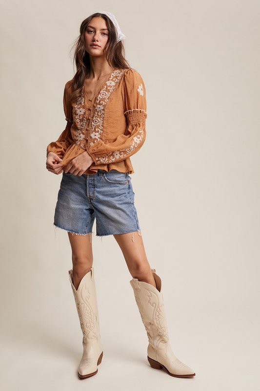 Woodland Whisper Top - The Dragonfly Boutique