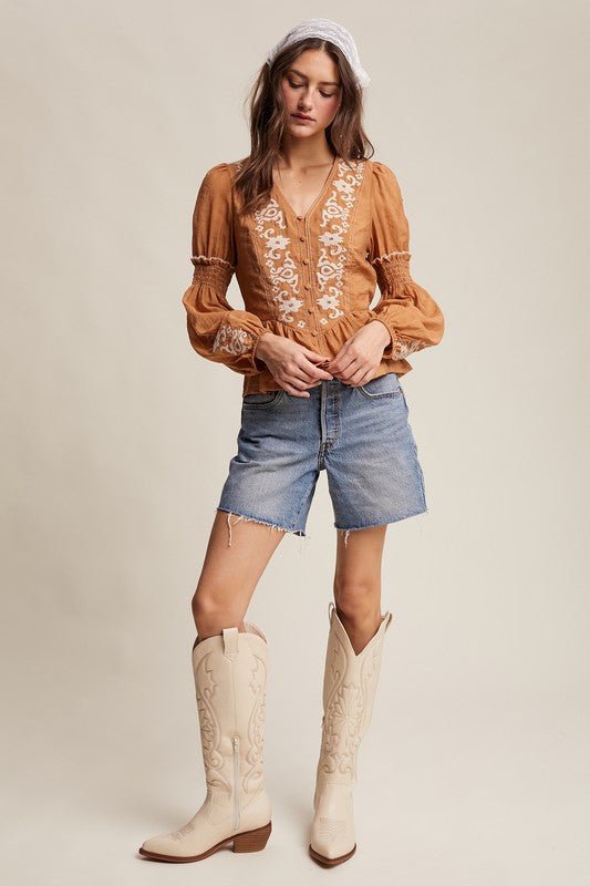 Woodland Whisper Top - The Dragonfly Boutique