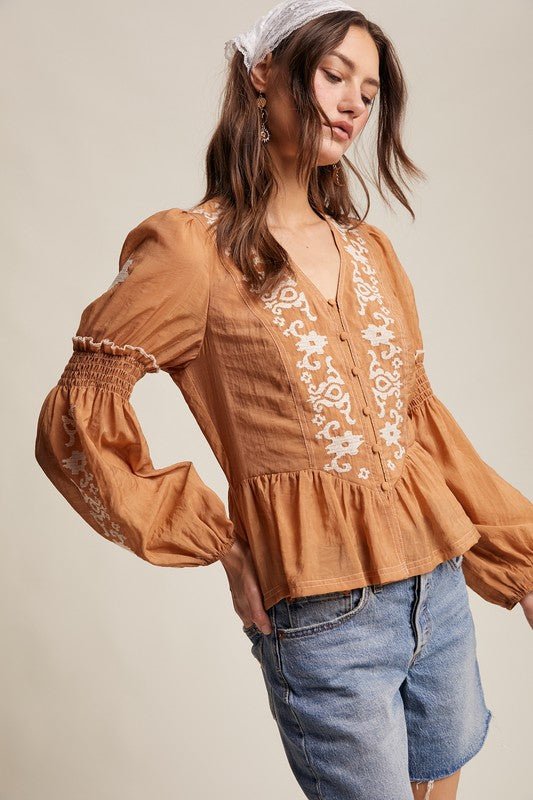 Woodland Whisper Top - The Dragonfly Boutique