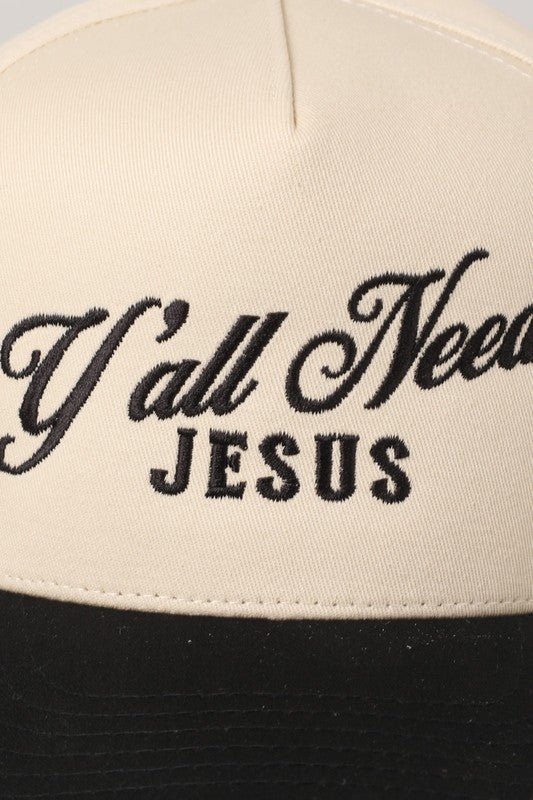 Yall Need Jesus Hat - The Dragonfly Boutique