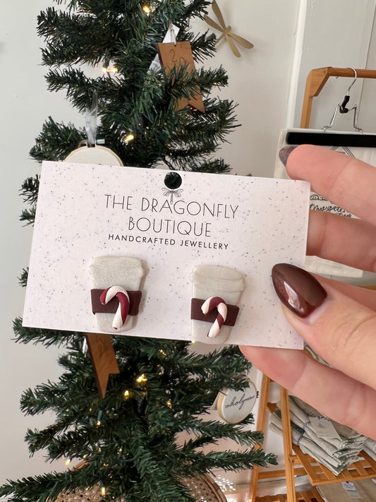 Peppermint Latte Earring at