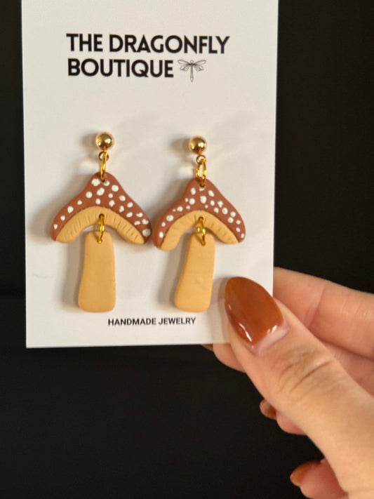 The Mushroom Earring - The Dragonfly Boutique