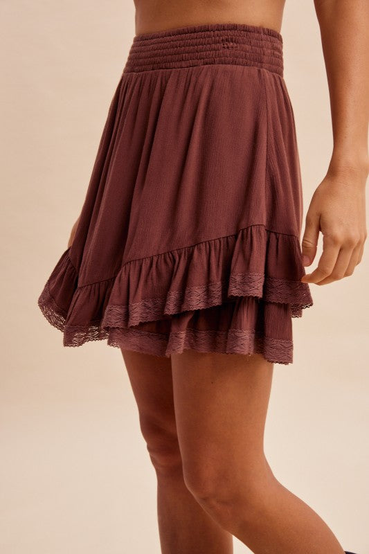 Let It Fall Skort
