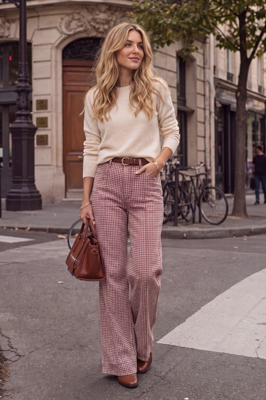 The Hazel Gingham Pants