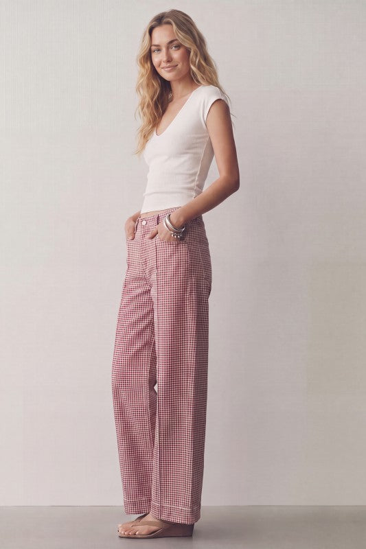 The Hazel Gingham Pants