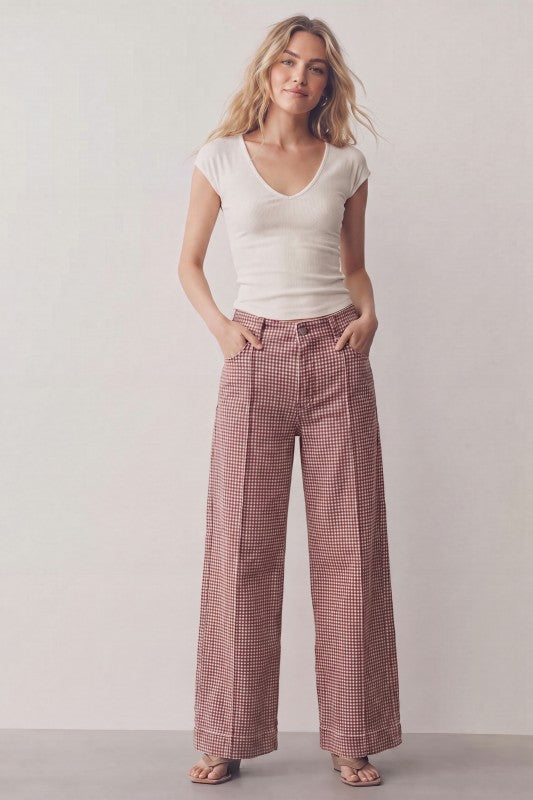 The Hazel Gingham Pants