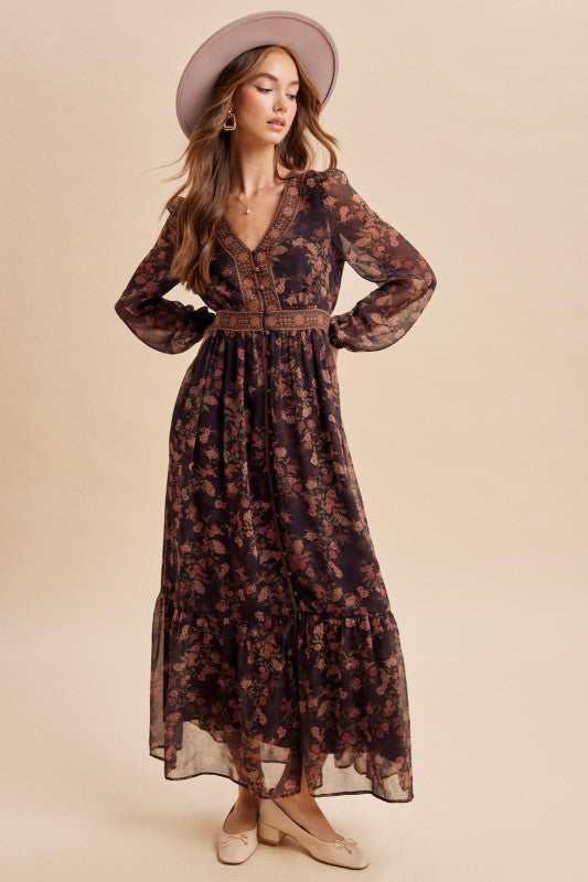 Autumn Nights Maxi Dress
