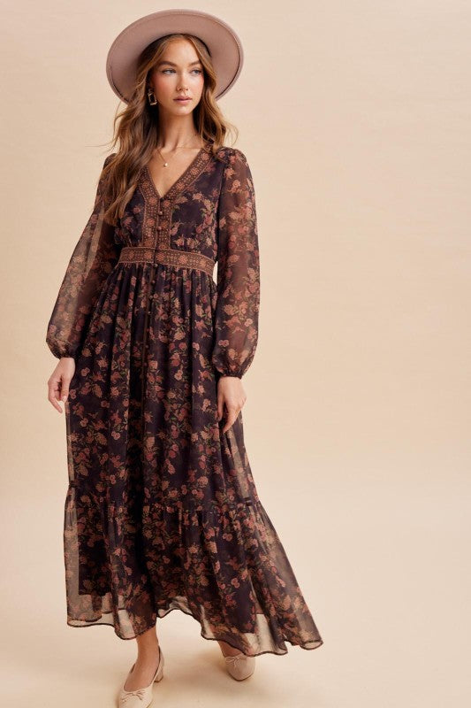 Autumn Nights Maxi Dress