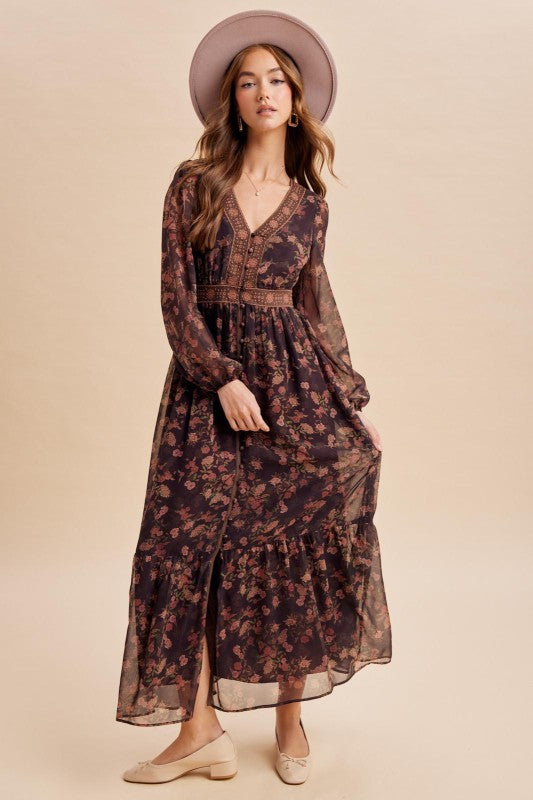 Autumn Nights Maxi Dress