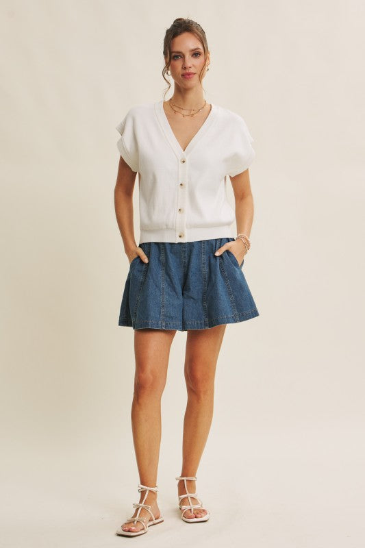 Blooming With Grace Sweater Vest