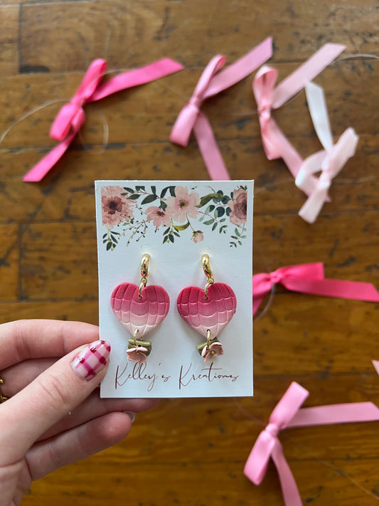 Heart Balloon Dangling Earring