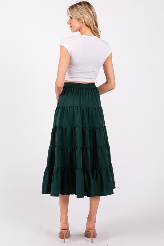 A Gift to You Midi Skirt - The Dragonfly Boutique