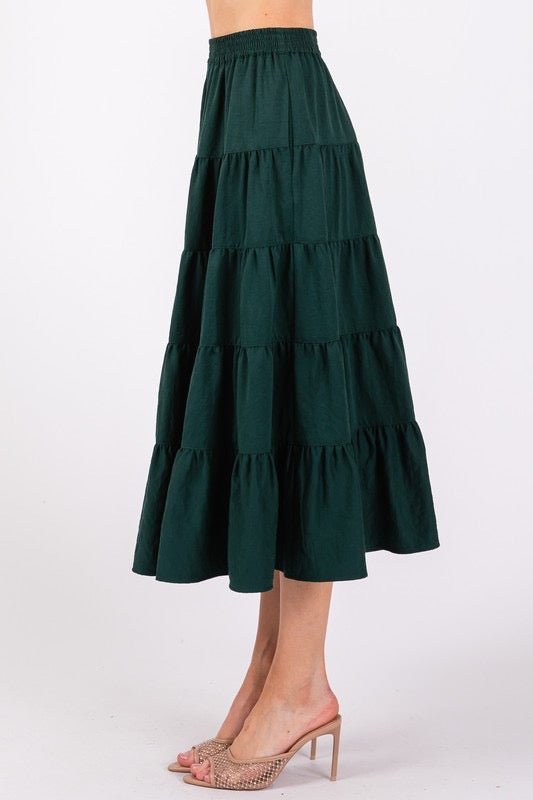 A Gift to You Midi Skirt - The Dragonfly Boutique