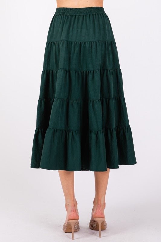 A Gift to You Midi Skirt - The Dragonfly Boutique