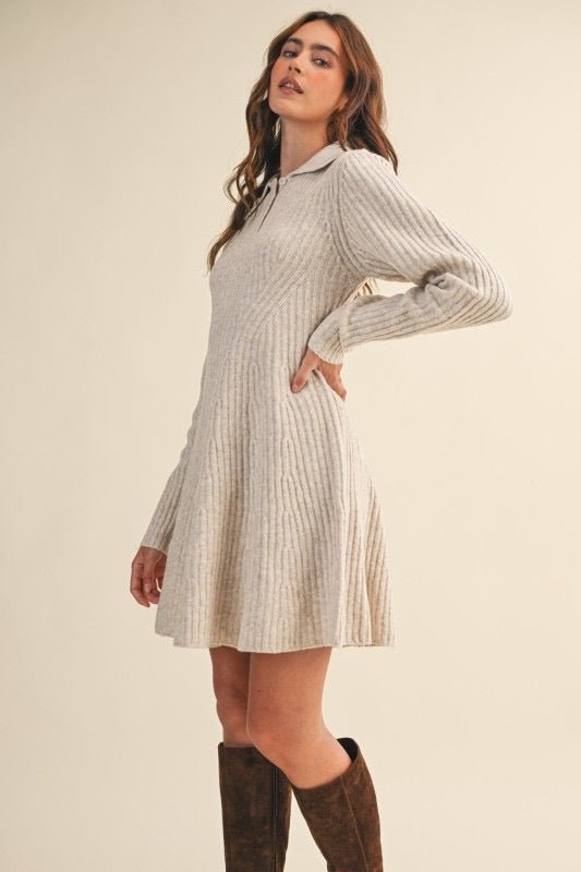 All Wrapped Up Sweater Dress - The Dragonfly Boutique