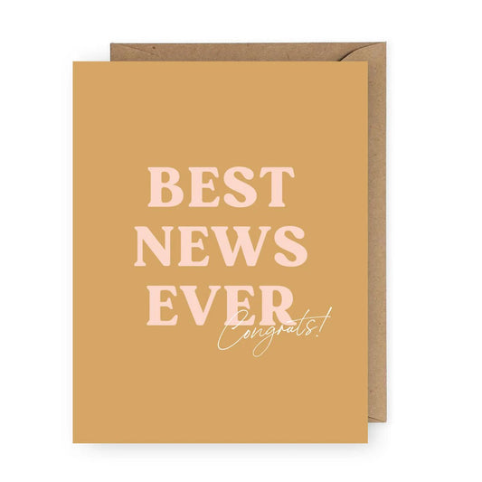 Best News Ever Greeting Card - The Dragonfly Boutique