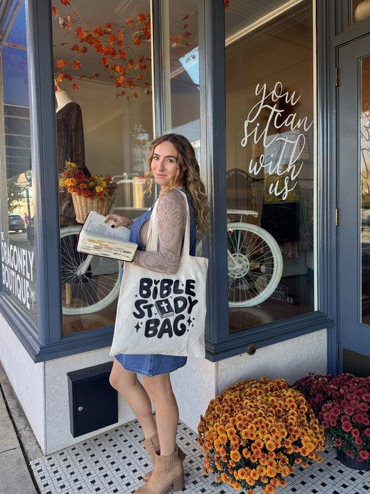 Bible Study Tote - The Dragonfly Boutique