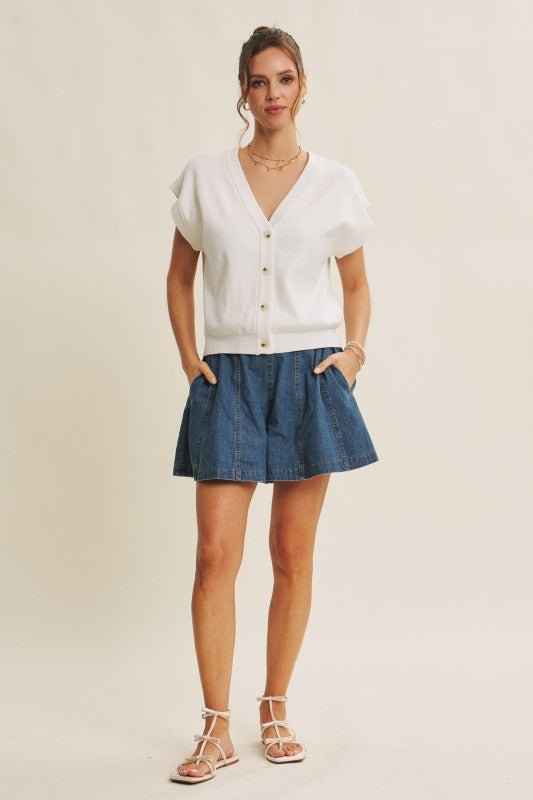 Blooming With Grace Sweater Vest - The Dragonfly Boutique