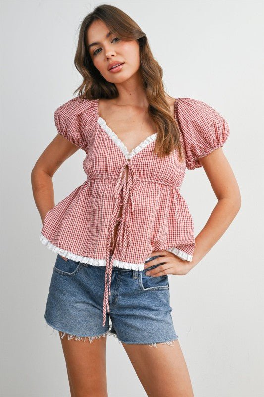 Blossom Away Top - The Dragonfly Boutique