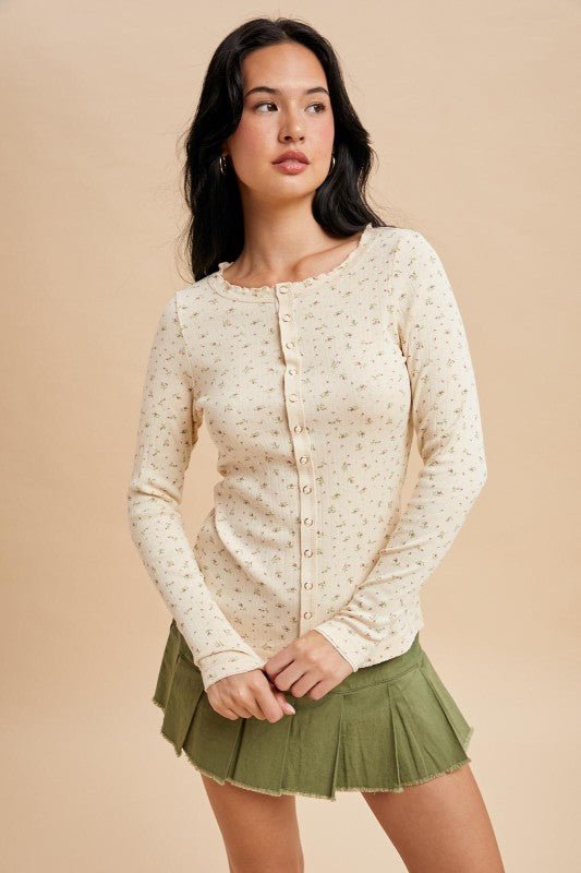 Buttercream Frosting Blouse - The Dragonfly Boutique