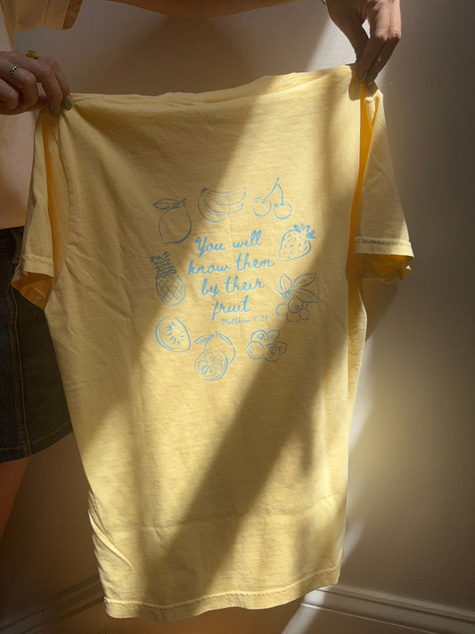 By Their Fruit Tee - The Dragonfly Boutique